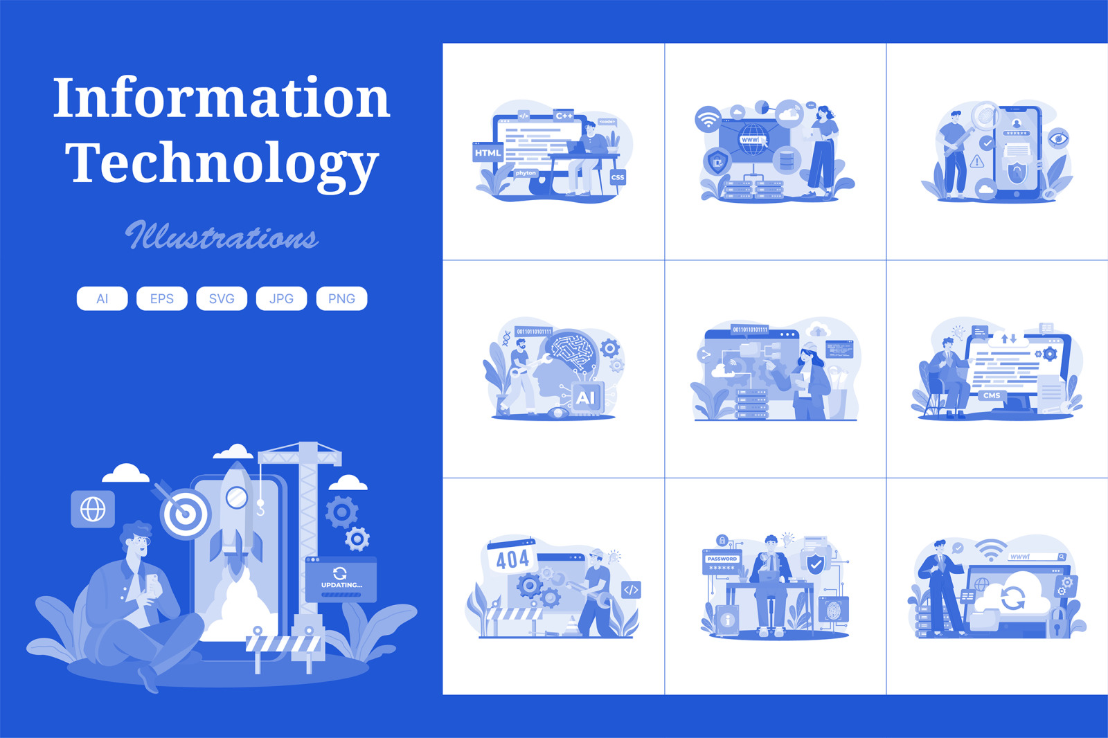 M562_Information Technology Illustration Pack 2