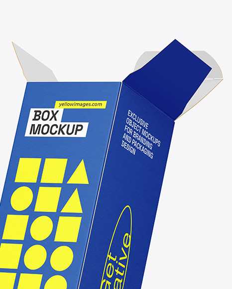 Opened Box Mockup