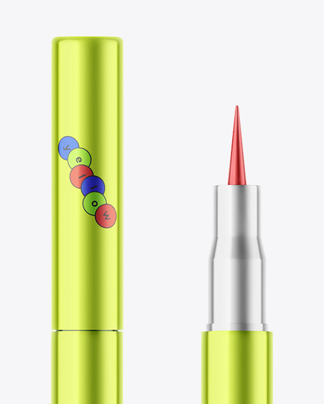 Metallic Lip Liner Mockup