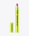 Metallic Lip Liner Mockup