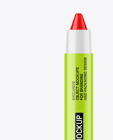 Glossy Lip Liner Mockup