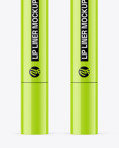 Glossy Lip Liner Mockup