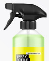 Frosted Trigger Spray Bottle Mockup