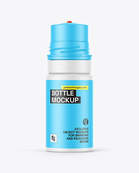 Matte Dropper Bottle Mockup
