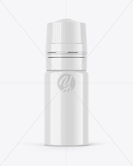 Glossy Dropper Bottle Mockup