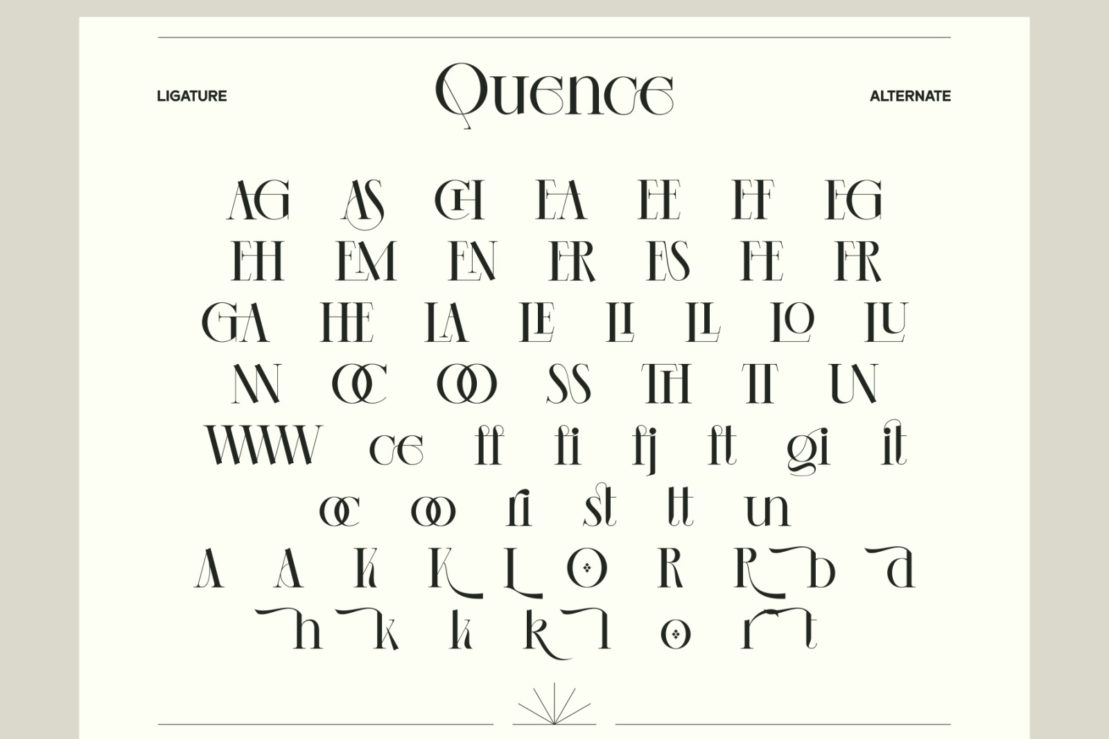 Quence Font Quence Font