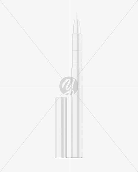 Glossy Cosmetic Eyeliner Mockup