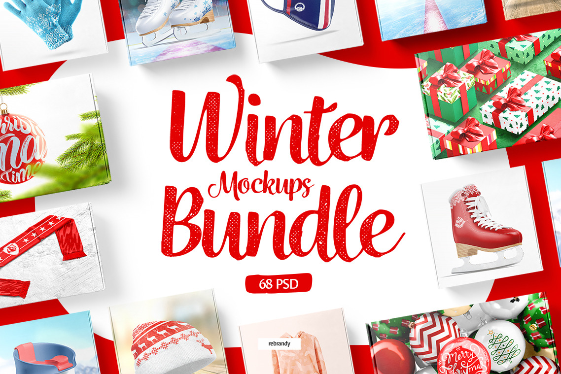 Winter Mockups Bundle