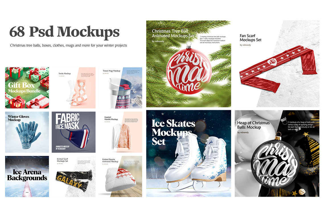 Winter Mockups Bundle