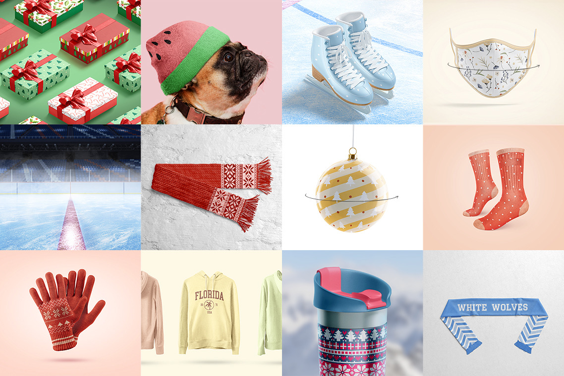 Winter Mockups Bundle