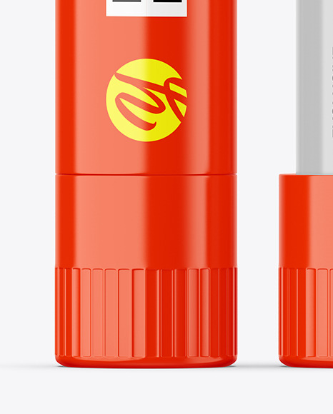 Glossy Lipstick Tube Mockup