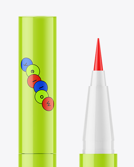 Glossy Lip Liner Mockup