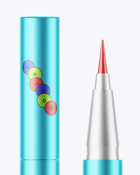 Matte Metallic Lip Liner Mockup