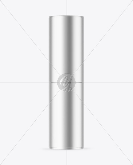 Matte Metallic Lipstick Tube Mockup