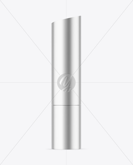 Matte Metallic Lipstick Tube Mockup