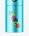 Matte Metallic Lipstick Tube Mockup