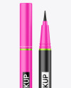 Matte Cosmetic Eyeliner Mockup