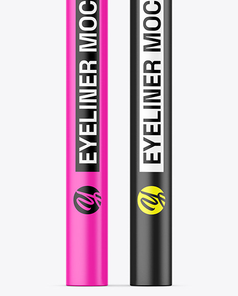 Matte Cosmetic Eyeliner Mockup