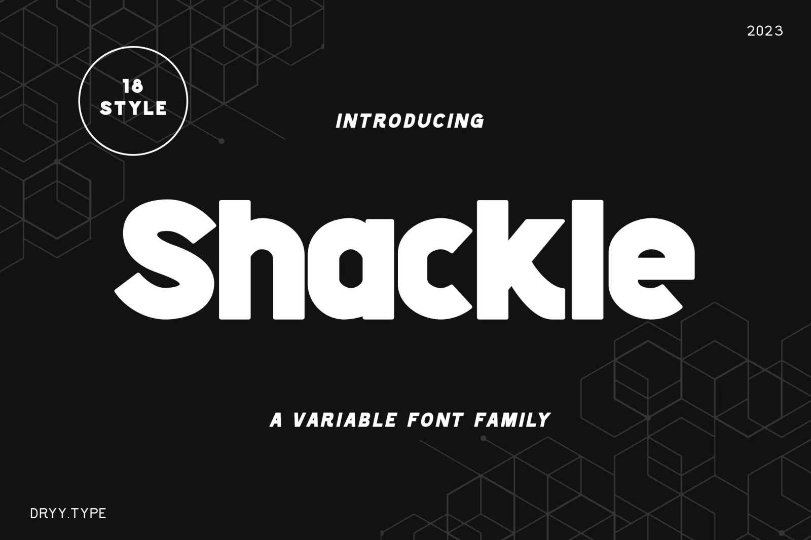 Shackle - Variable Font Family Shackle - Variable Font Family