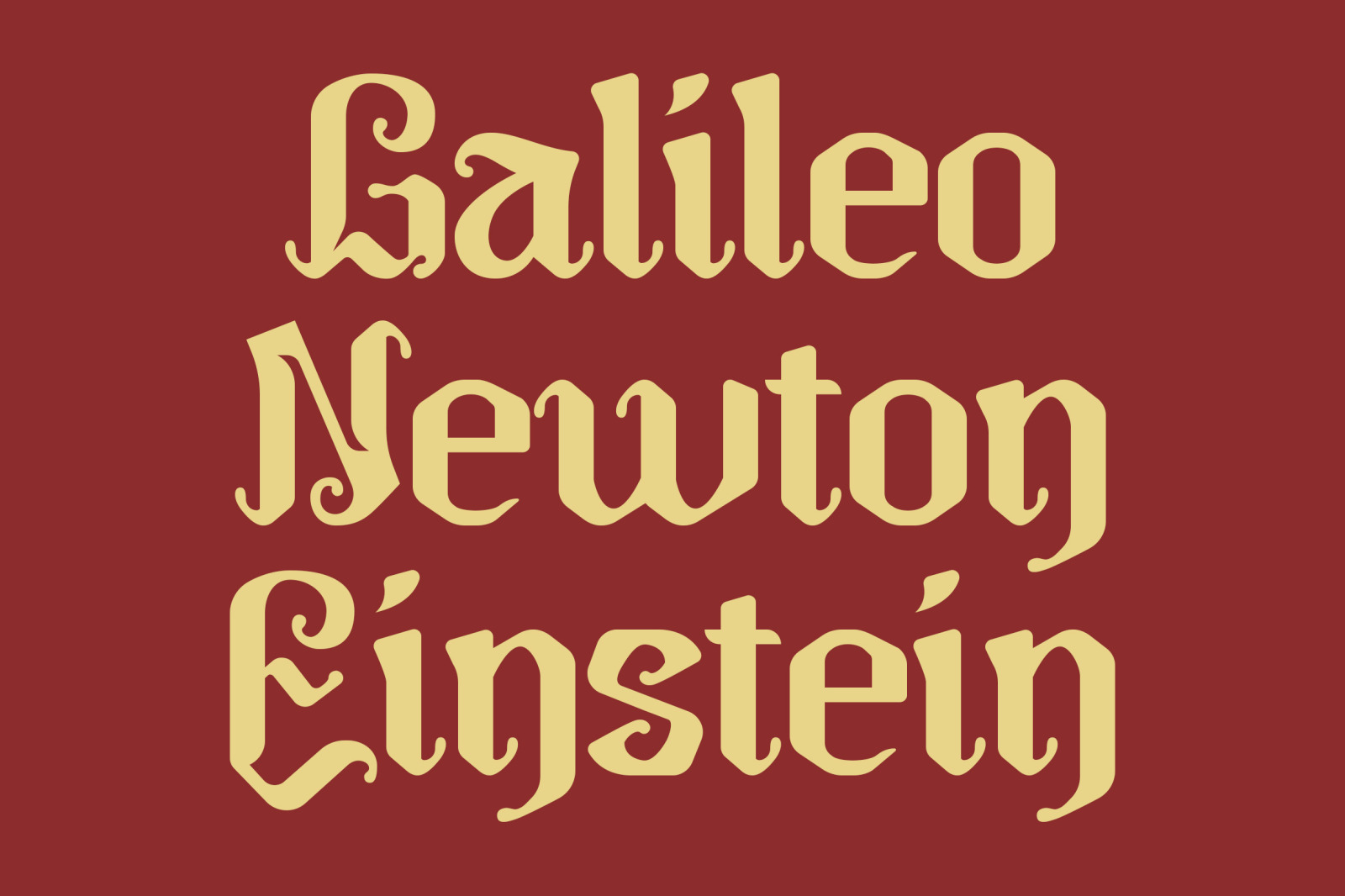 Golligan - Blackletter Typeface Golligan - Blackletter Typeface