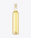 Clear Glass White Wine Bottle Mockup