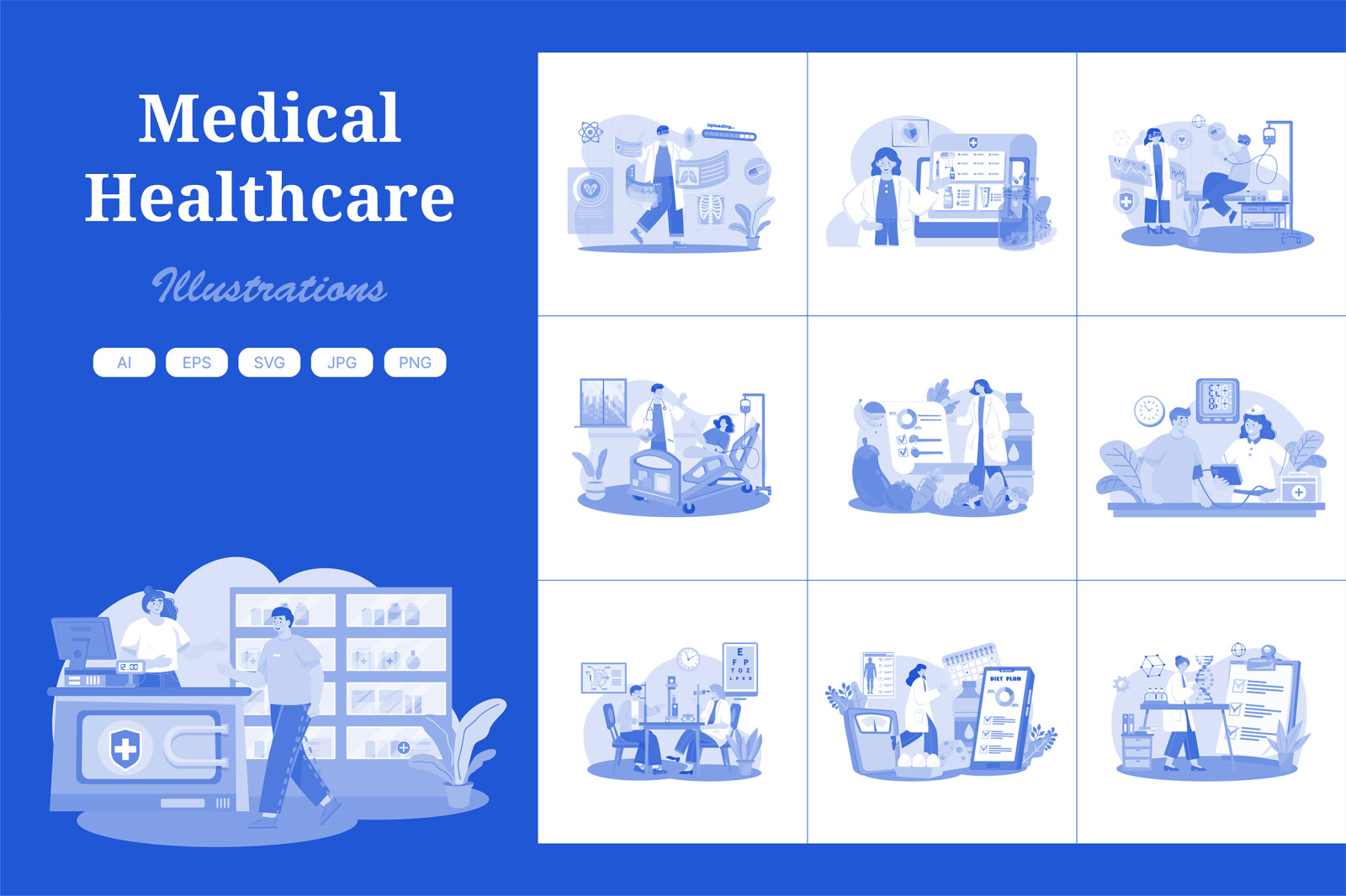 M554_Healthcare & Medical Illustration Pack 2 M554_Healthcare & Medical Illustration Pack 2