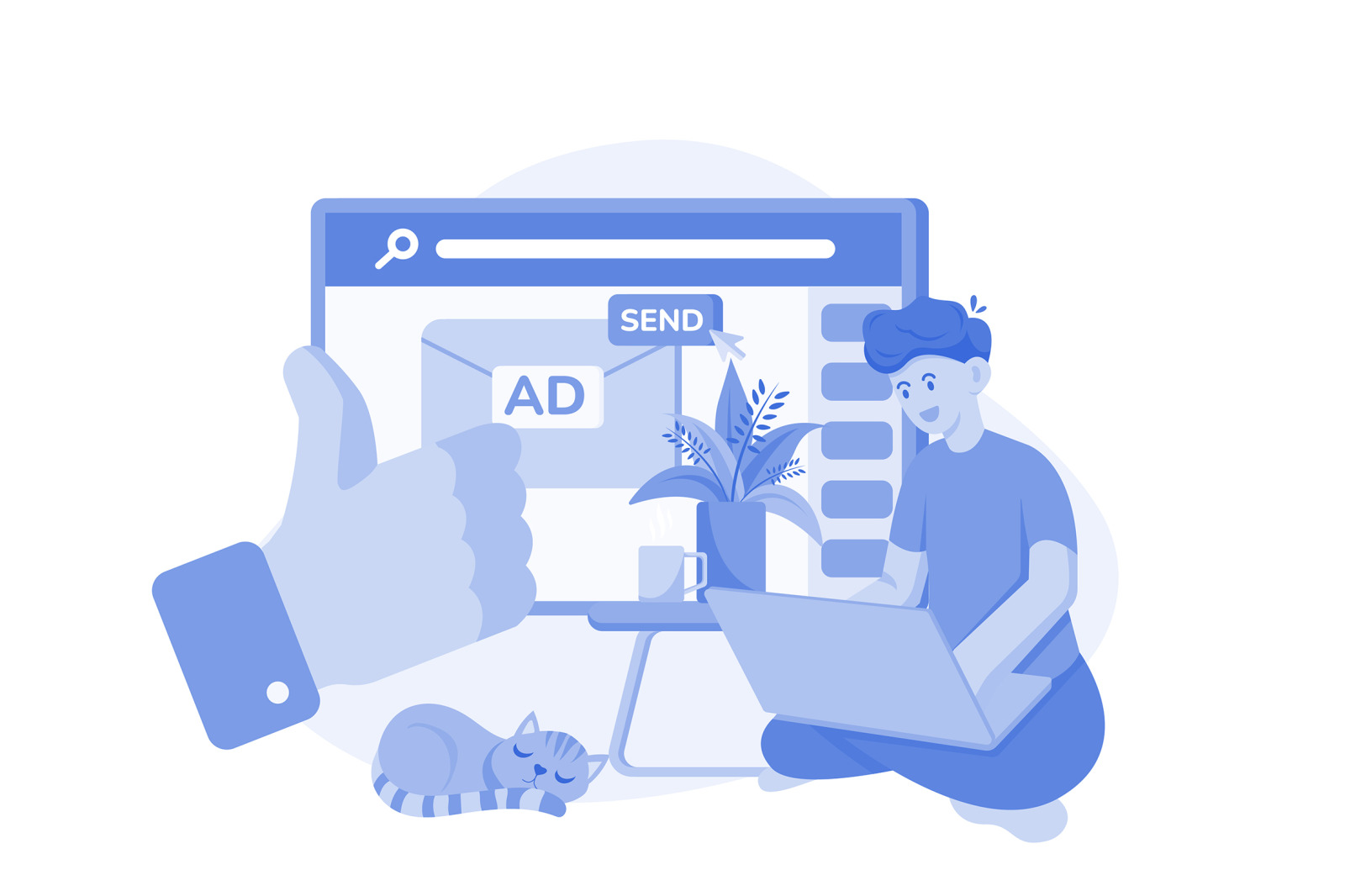 M557_Remote Work Illustration Pack M557_Remote Work Illustration Pack