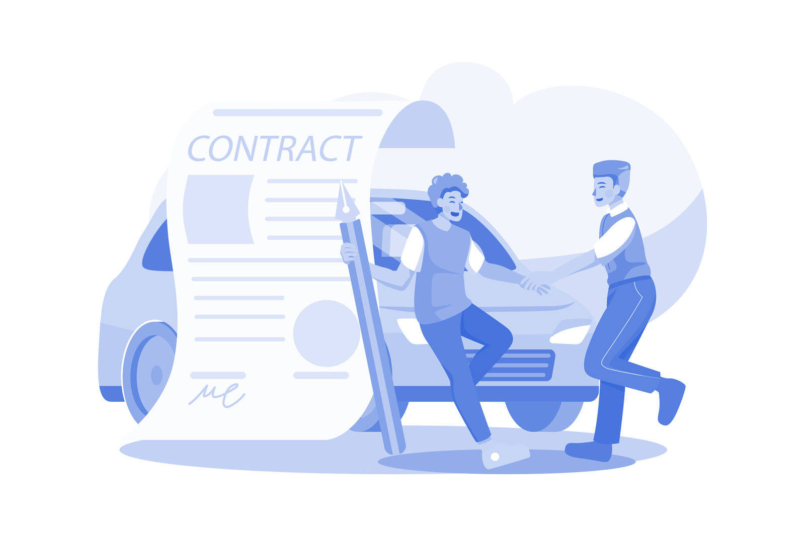 M559_Car Dealership Illustration Pack M559_Car Dealership Illustration Pack
