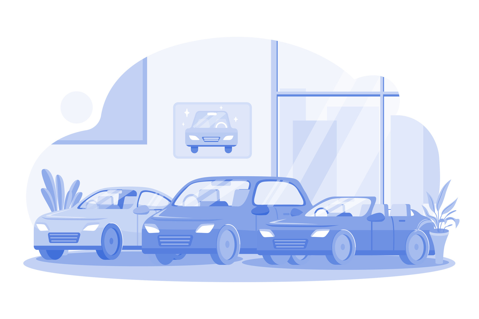M559_Car Dealership Illustration Pack M559_Car Dealership Illustration Pack