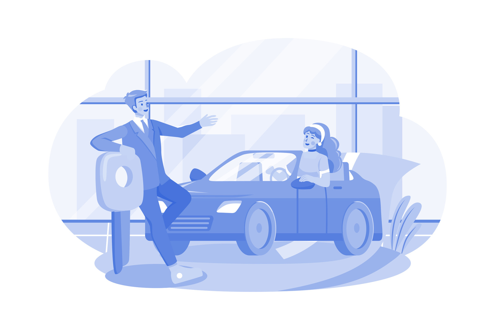 M559_Car Dealership Illustration Pack M559_Car Dealership Illustration Pack