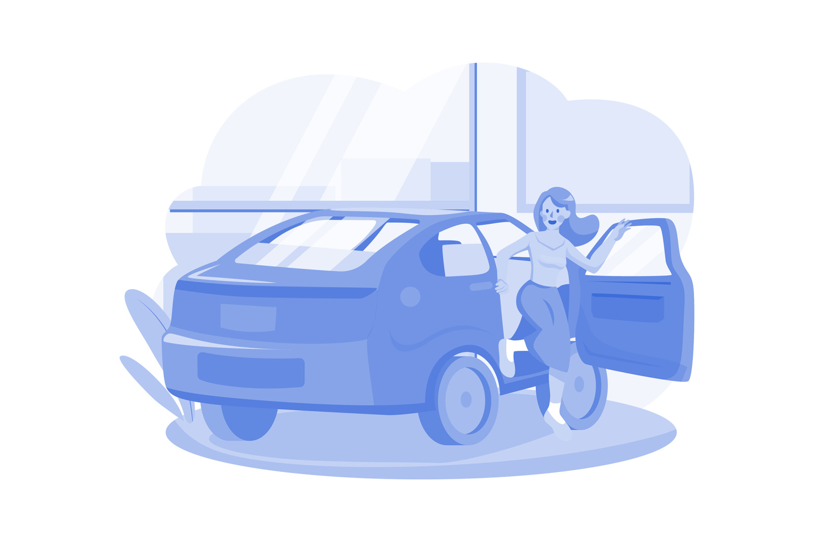 M559_Car Dealership Illustration Pack M559_Car Dealership Illustration Pack