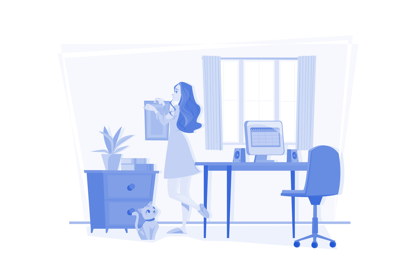 M560_Remote Work Illustration Pack