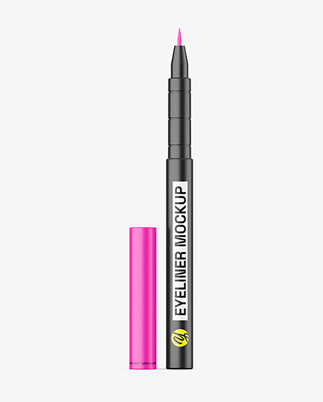 Matte Cosmetic Eyeliner Mockup