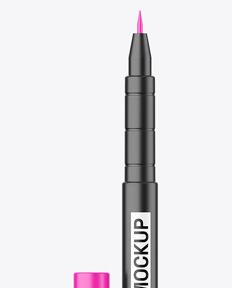 Matte Cosmetic Eyeliner Mockup