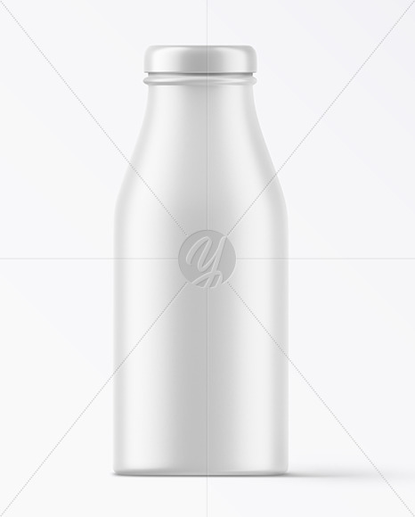 Matte Plastic Bottle with Twist Cap Mockup