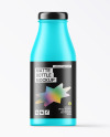 Matte Plastic Bottle with Twist Cap Mockup