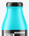 Matte Plastic Bottle with Twist Cap Mockup