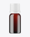Dark Amber Glass Essential Oil Bottle Mockup