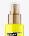 Glossy Spray Bottle Mockup Glossy Spray Bottle Mockup