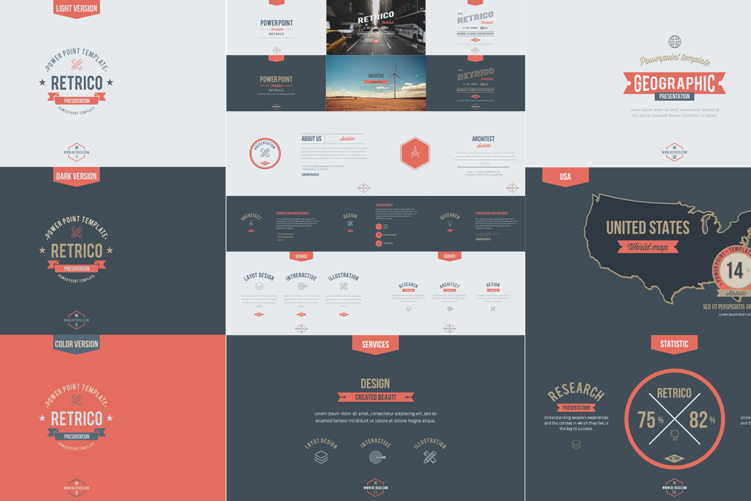 RETRICO: vintage style slides RETRICO: vintage style slides