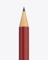 Round Pencil Mockup - Top View