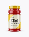 Glossy Pills Bottle Mockup