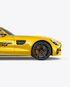 Mercedes AMG GT Roadster Mockup - Side View