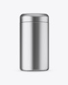 Metallic Tin Can Mockup