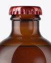 330ml Amber Beer Bottle Mockup