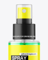 Color Liquid Spray Bottle Mockup