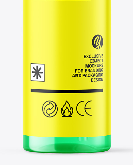 Color Liquid Spray Bottle Mockup