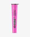 Glossy Weed Joint Plastic Tube Mockup