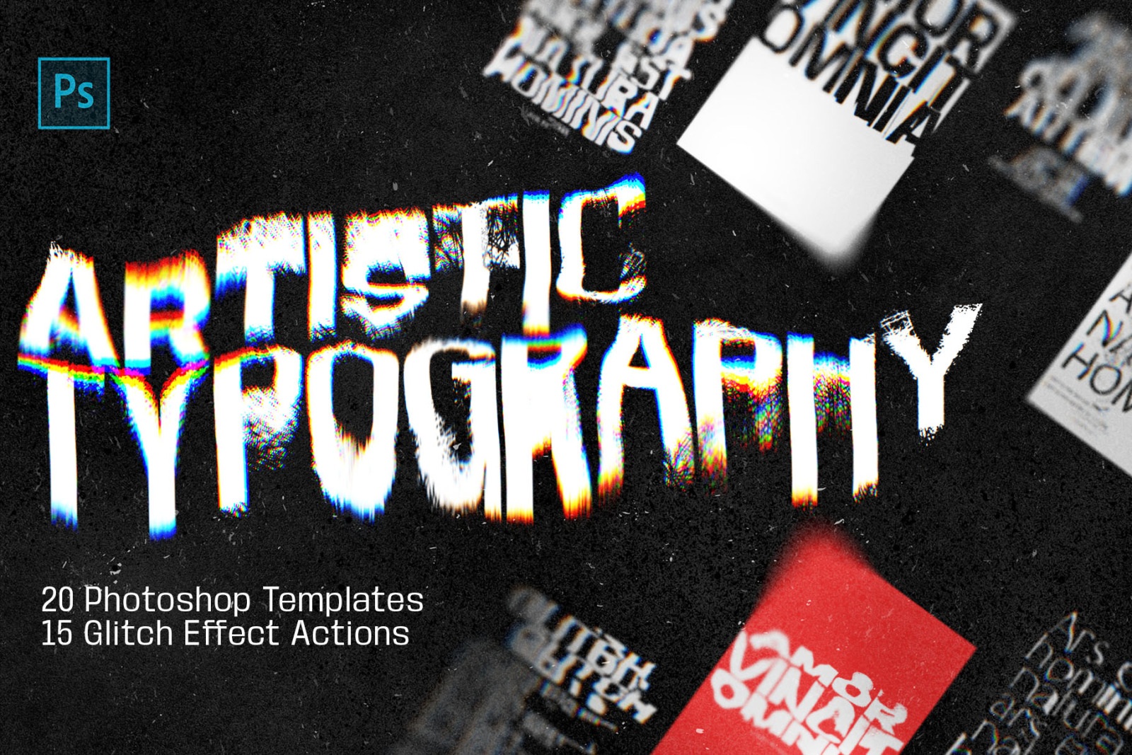 Poster Templates and Glitch Actions Poster Templates and Glitch Actions