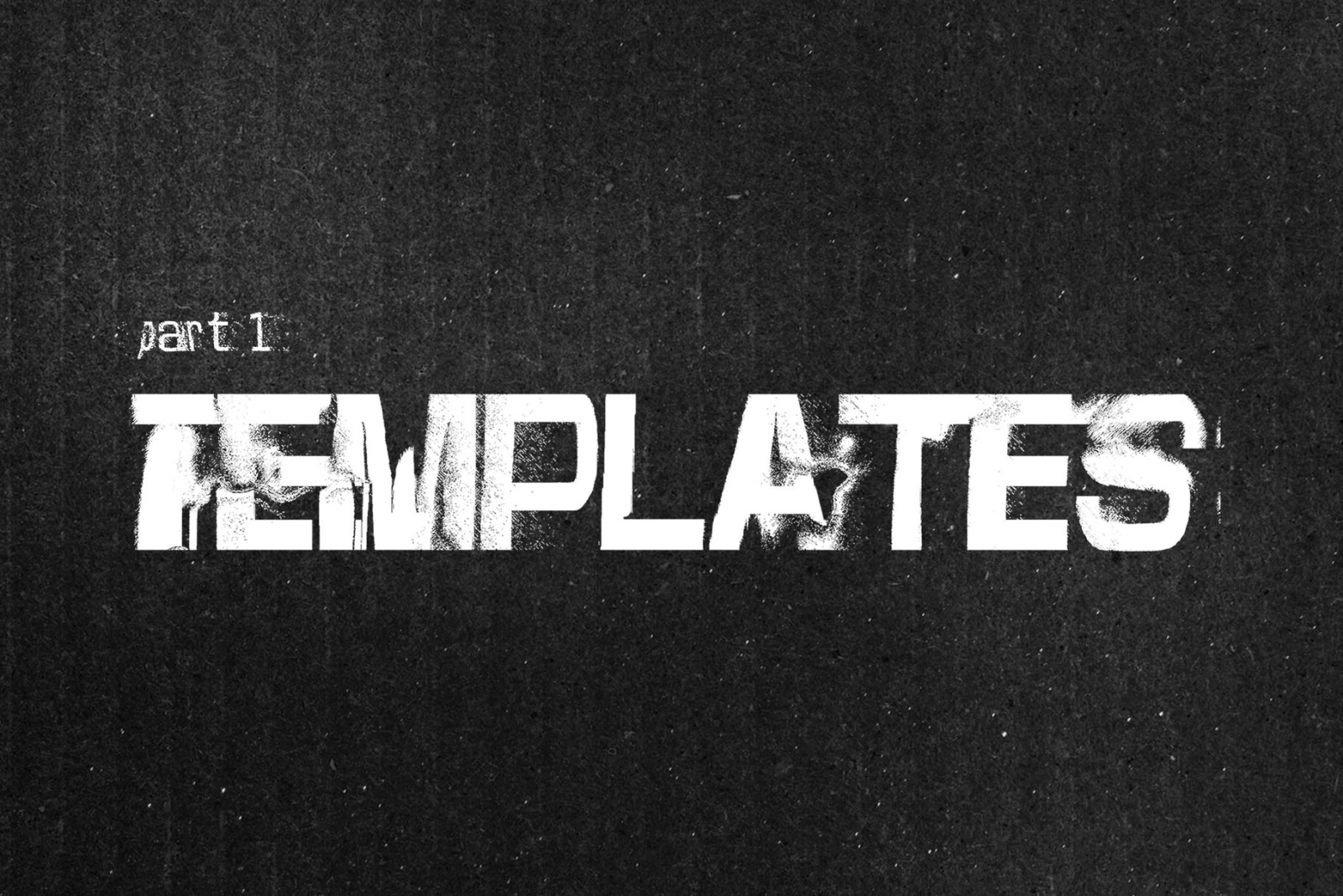 Poster Templates and Glitch Actions Poster Templates and Glitch Actions